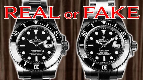 rolex submariner black real vs fake|how to tell genuine rolex.